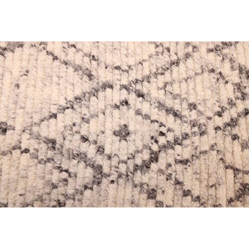 ECARPETGALLERY Hand-knotted Tangier Ivory Wool Rug - 5'4 x 7'7