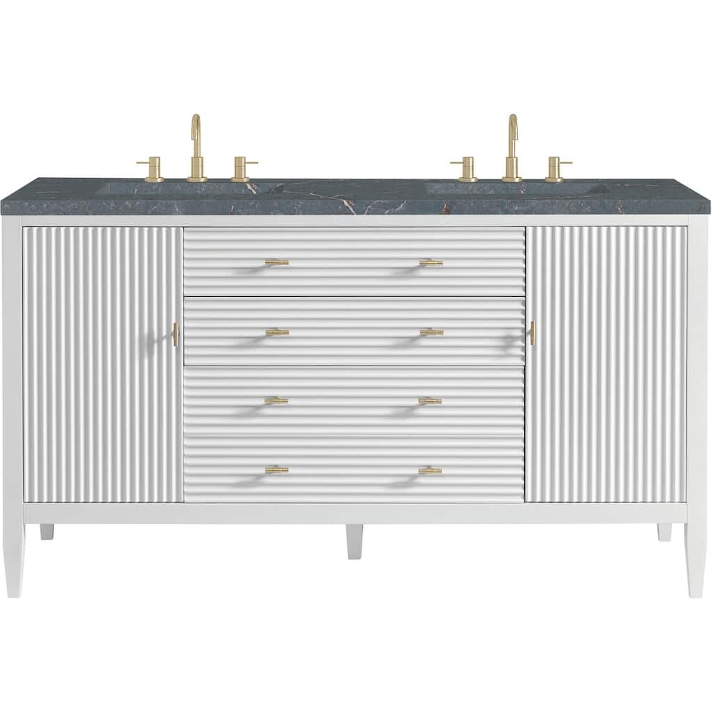 James Martin Vanities 485-V60D-FPBL Myrrin 60" Free Standing Double
