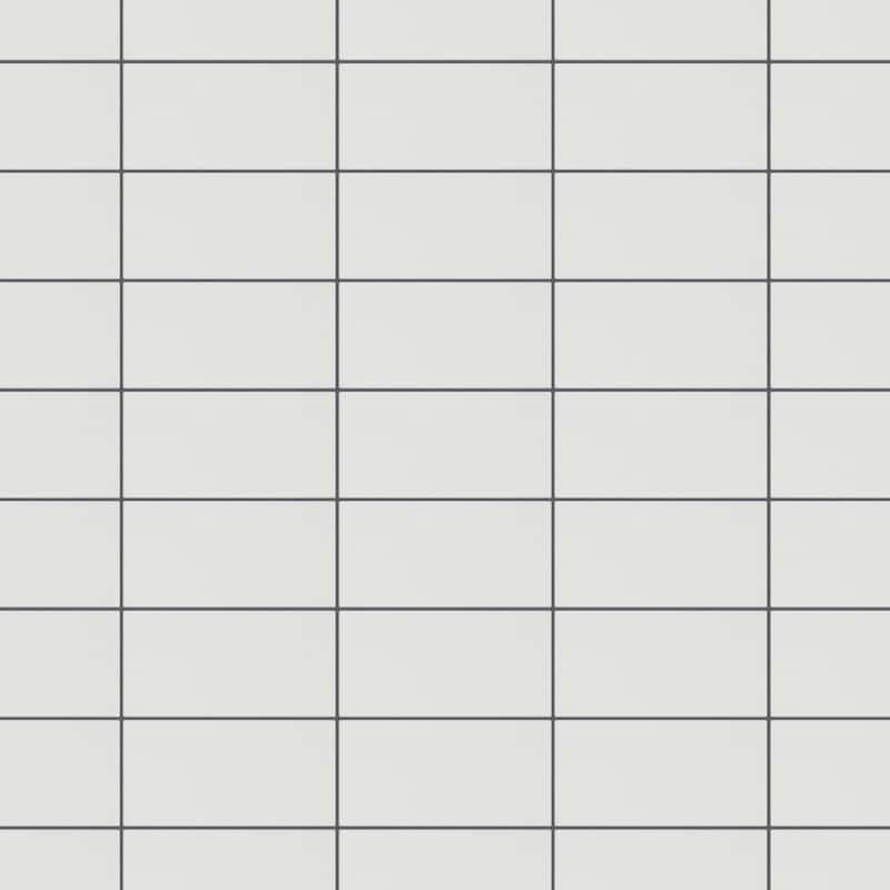 Merola Tile Piscina Brick Blanco Brillo 4-3/4" x 9-5/8" Porcelain Floor and Wall Tile