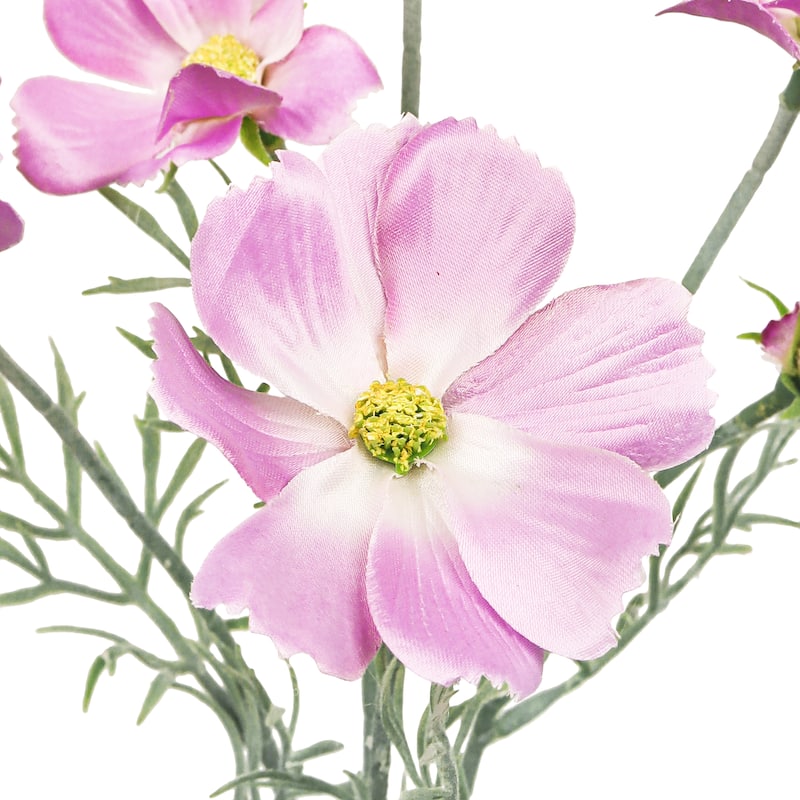 Set of 6 Lavender Artificial Cosmos Flower Stem Spray 24in - 24" L x 6" W x 6" DP