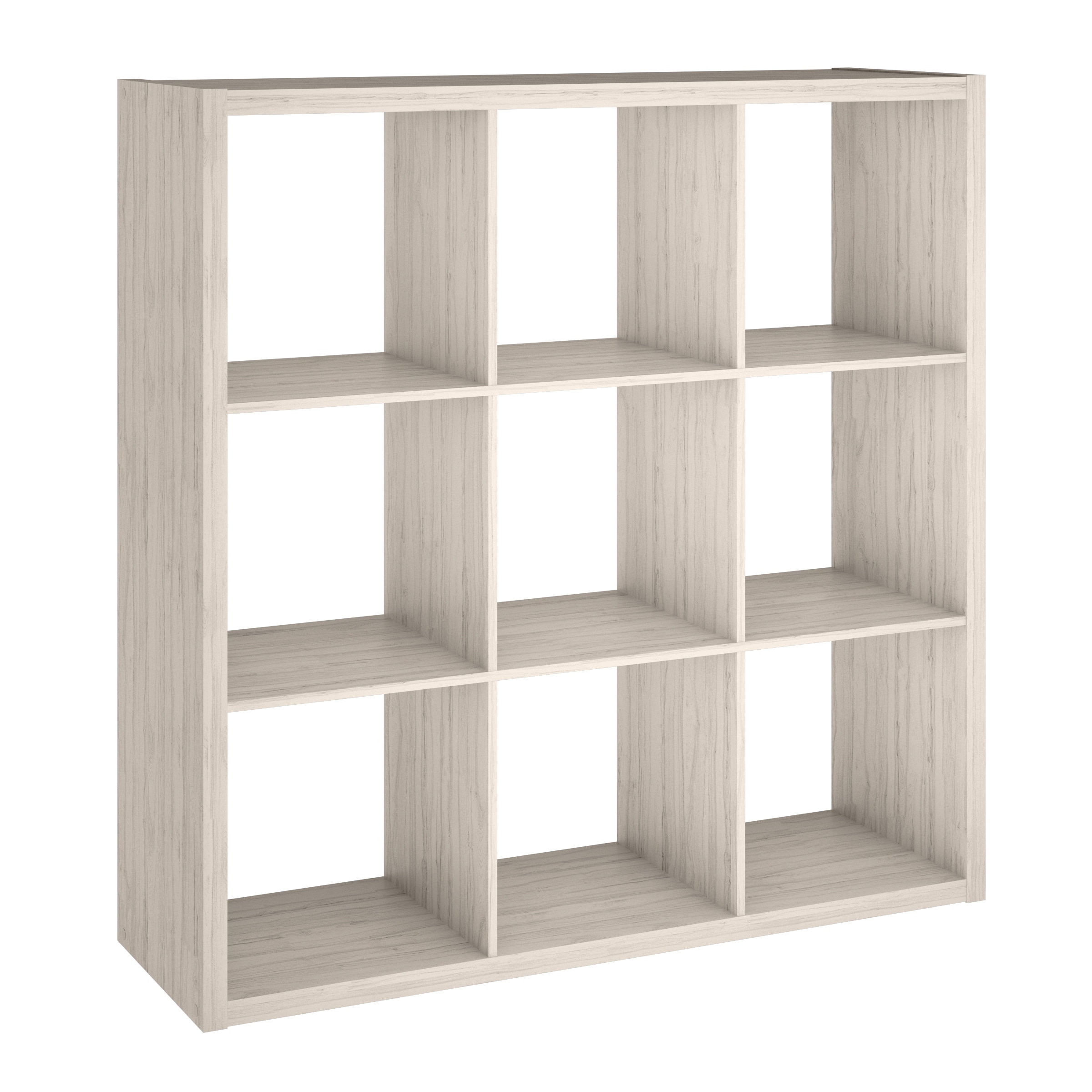 ClosetMaid 9-Cube Storage Organizer Dark Cherry Wood 20 in H x 24 in W x 14 in 