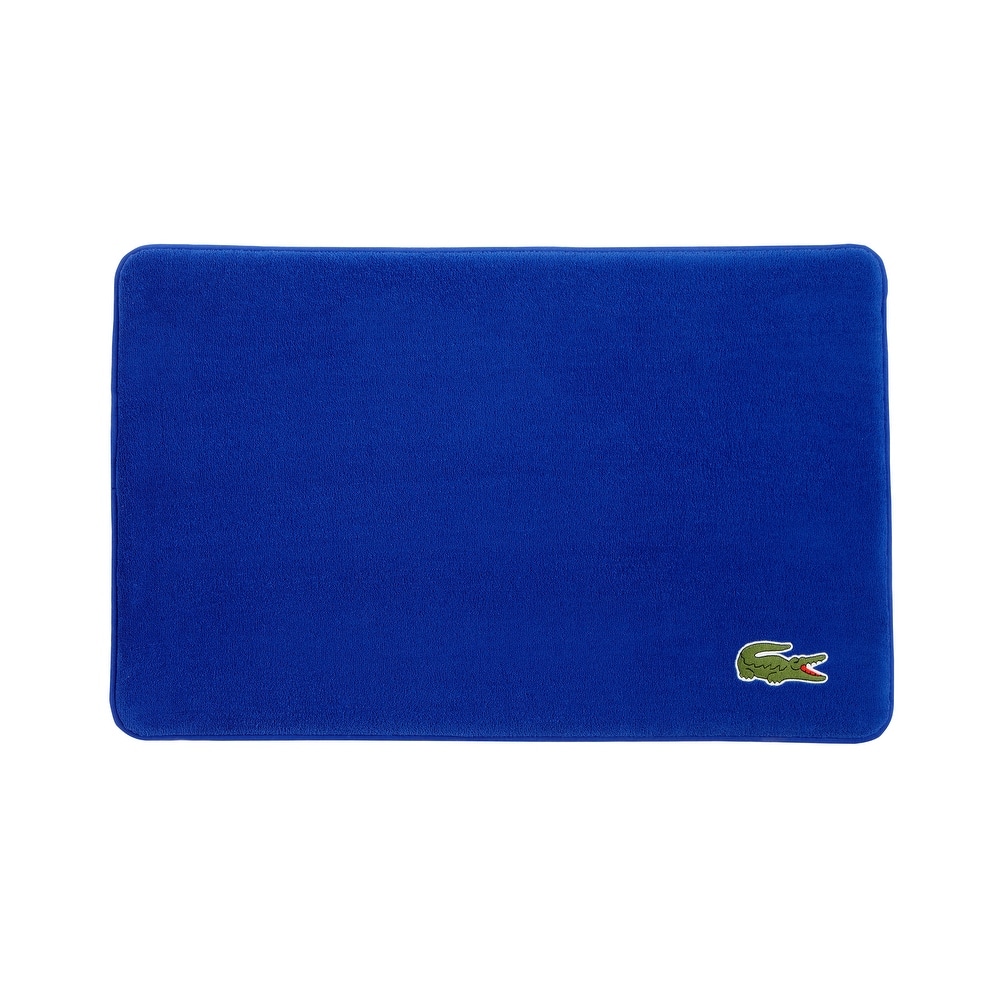 Lacoste Croc Memory Foam Non-Slip Bath Rug
