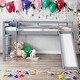 preview thumbnail 2 of 54, Wood Twin Loft Bed Kids Bed with Slide and Underbed Space