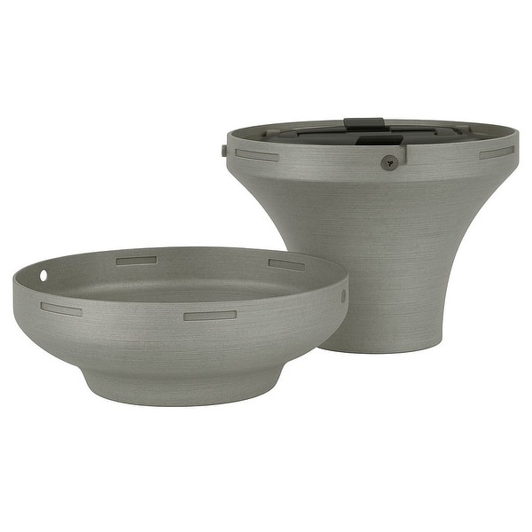 slide 2 of 2, Fanimation Ceiling Fan Close-to-Ceiling Flush Mount Conversion Kit Antique Graphite