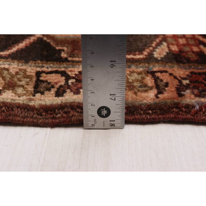 ECARPETGALLERY Hand-knotted Sarabi Dark Copper Wool Rug - 6'8 x 10'6