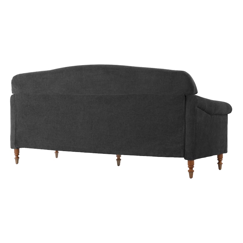 Modern Loveseat Sofa 77.5" 2-seater Couch Upholstered Loveseat with Rolled Arms for Living Room,Reading Corner and Small Spaces
