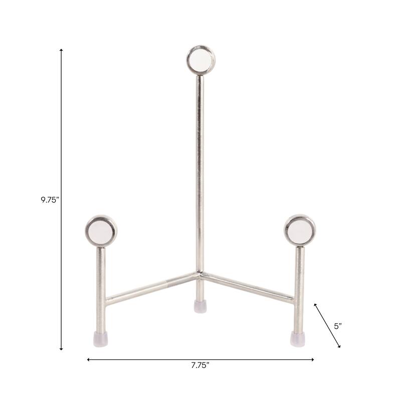 Stylish Metal and Acrylic Easel Stand Decorative Object