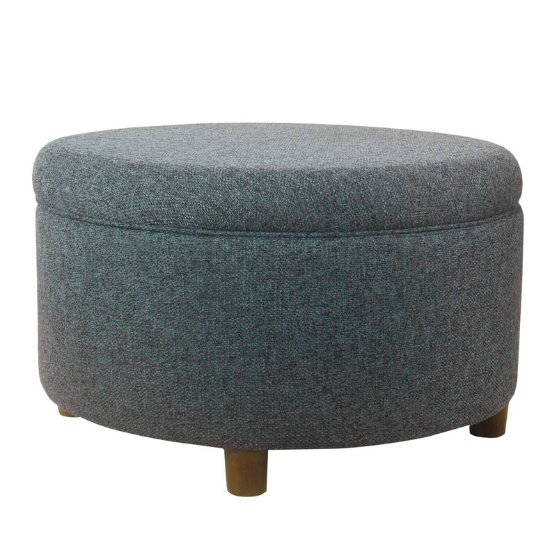 HomePop Round Storage Ottoman