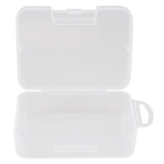 Clear Plastic Jewelry Cuboid Case Box Holder Container 9cm x 6.5cm x ...