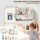 preview thumbnail 5 of 5, Wooden Pretend Kitchen Playset with Toy Ice Maker & Cooking Set Accessories