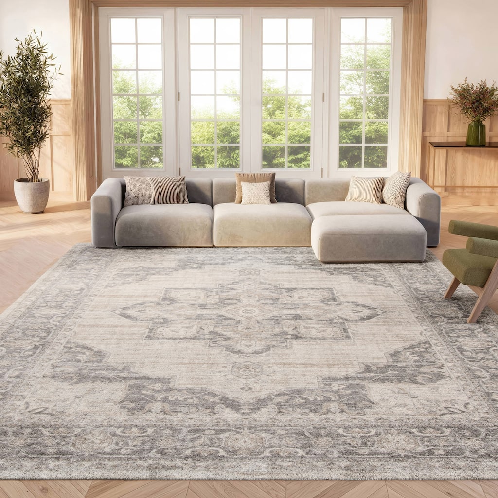 SAFAVIEH Brentwood Vassiliki Traditional Oriental Medallion Rug