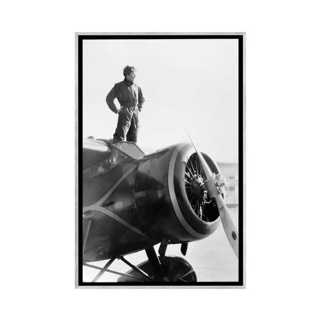 iCanvas "Amelia Earhart (1897-1937)" by Unknown Framed