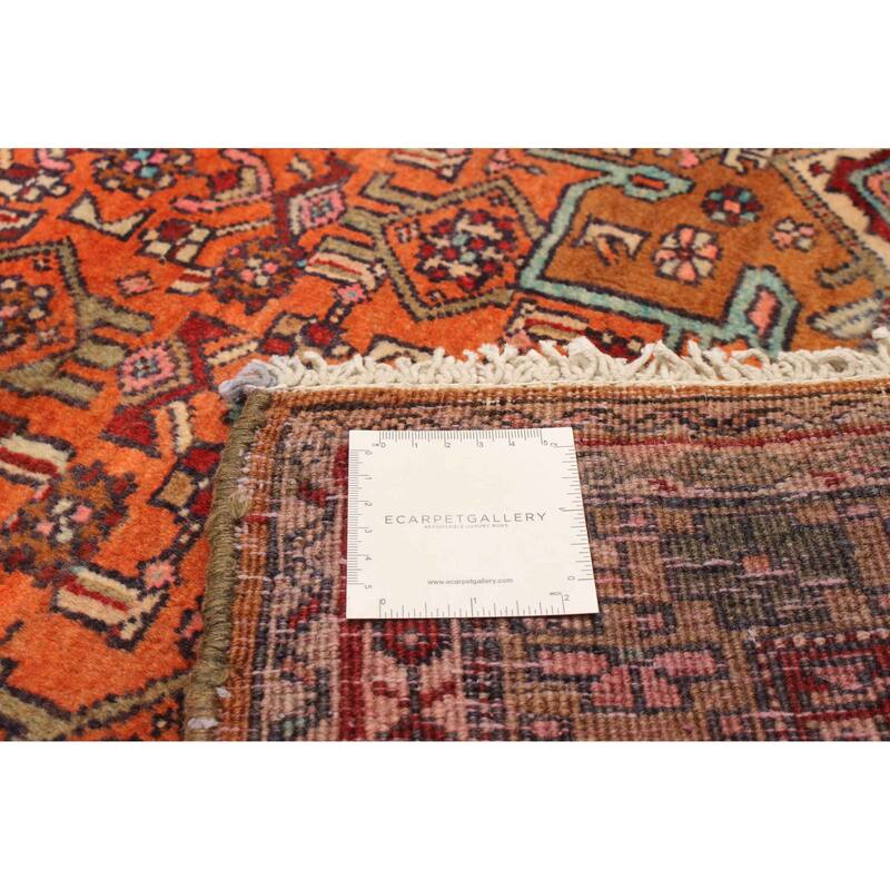 ECARPETGALLERY Hand-knotted Konya Anatolian Burnt Orange Wool Rug - 4'4 x 9'8