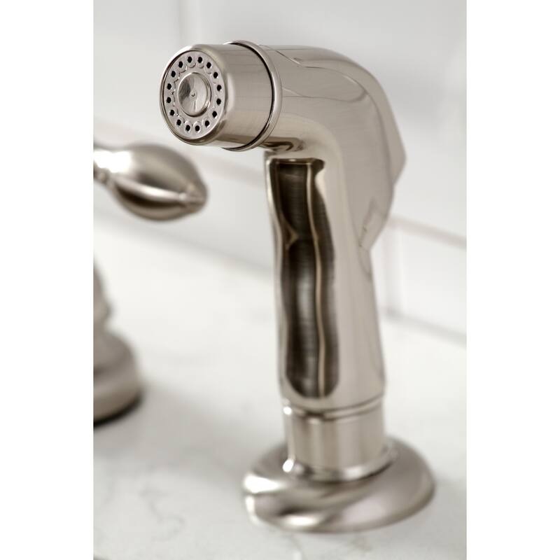 American Classic Centerset Kitchen Faucet with Side Sprayer