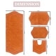 preview thumbnail 110 of 165, Waterford Collection 100% Cotton Non-Slip Bathroom Rug Set, Machine Washable Bath Rug, 4 Piece Bath Mat Set with Contour