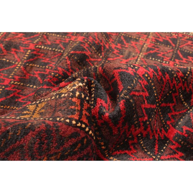 ECARPETGALLERY Hand-knotted Teimani Black Wool Rug - 2'10 x 4'4