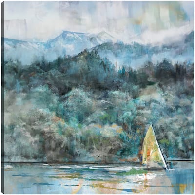 Mountain Sail By Studio Arts Canvas Art Print