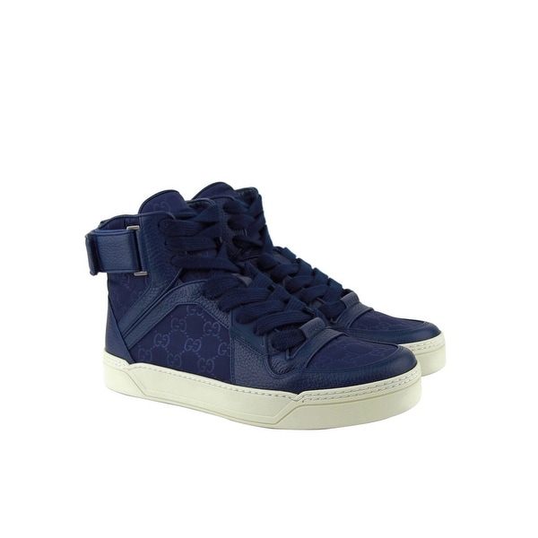 blue gucci high top sneakers