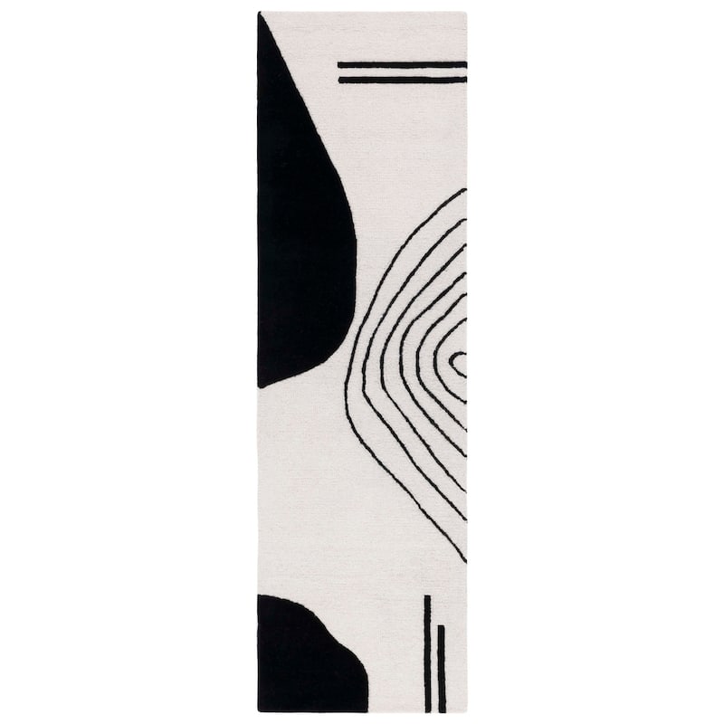 SAFAVIEH Handmade Rodeo Drive Vutka Mid-Century Modern Wool Rug