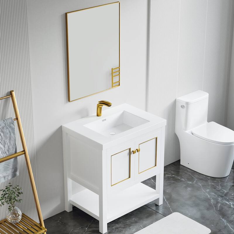 Davis 30" Single Bathroom Vanity Set