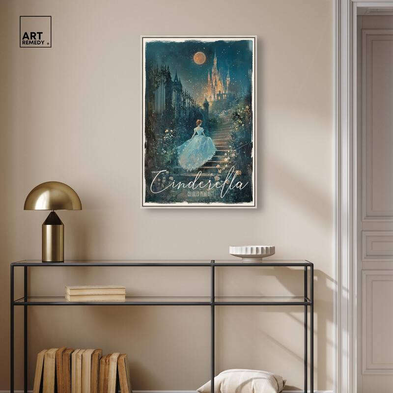Classic Cinderella Canvas by Art Remedy