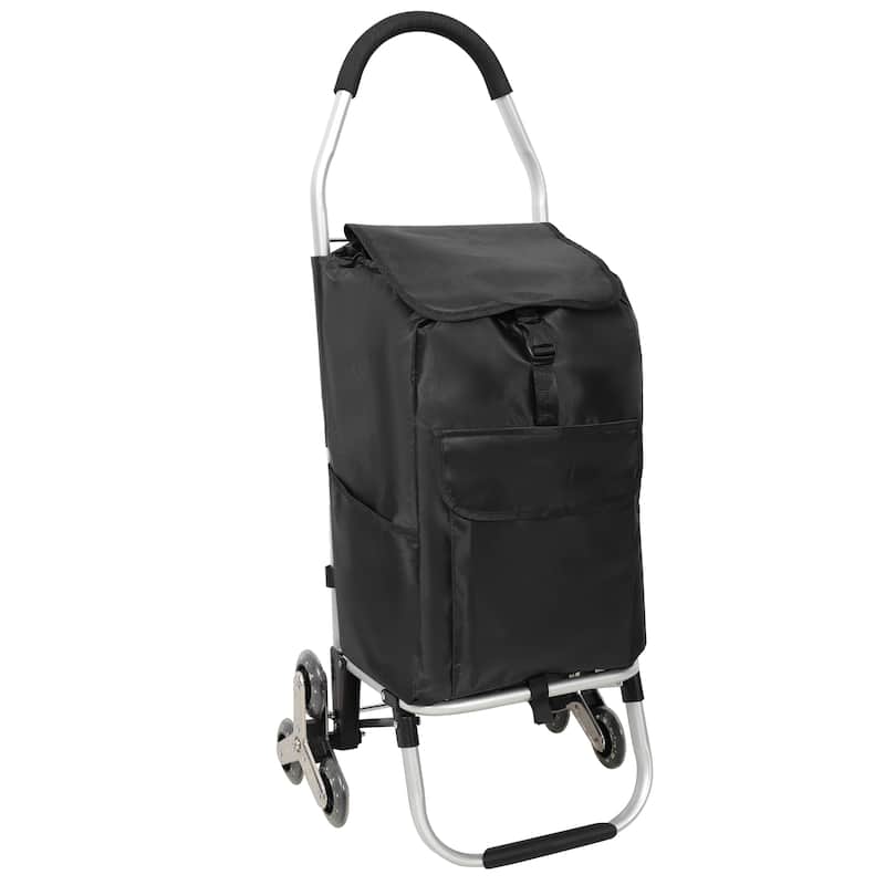 Anmytek Foldable Shopping Cart Grocery Hauler Portable Utility Trolley Lightweight Storage Bag