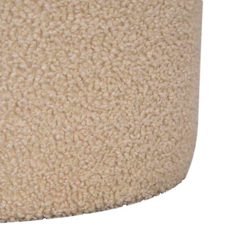Stylish and Minimalist Large Round Footstool Easy to assemble