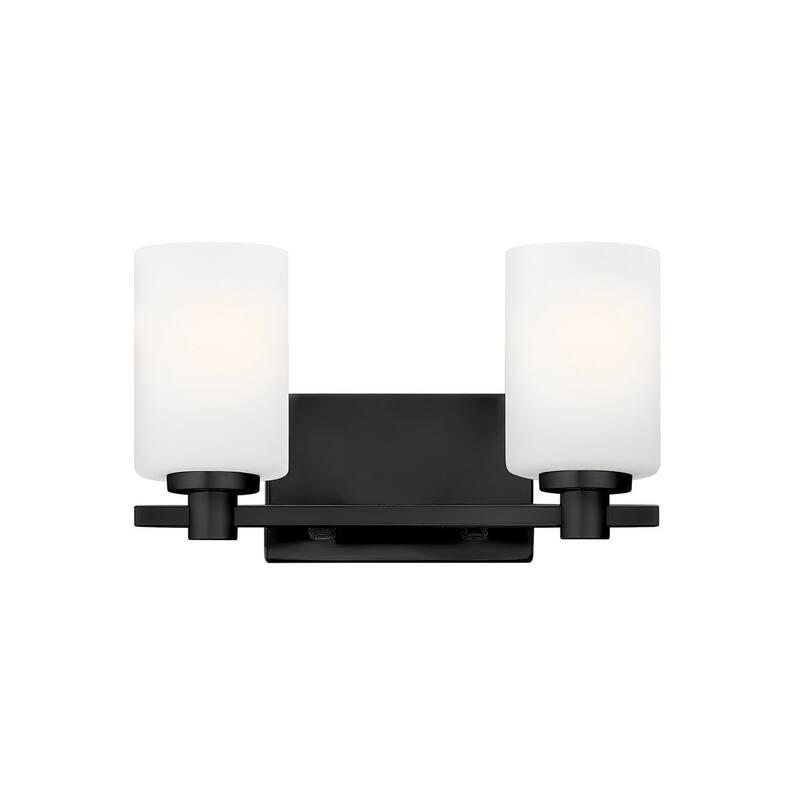 Hinkley Lighting Karlie 2 Light 13.25" Wide Bathroom Vanity Light with - Black