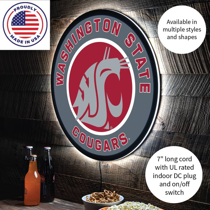 Washington State University LED Lighted Sign