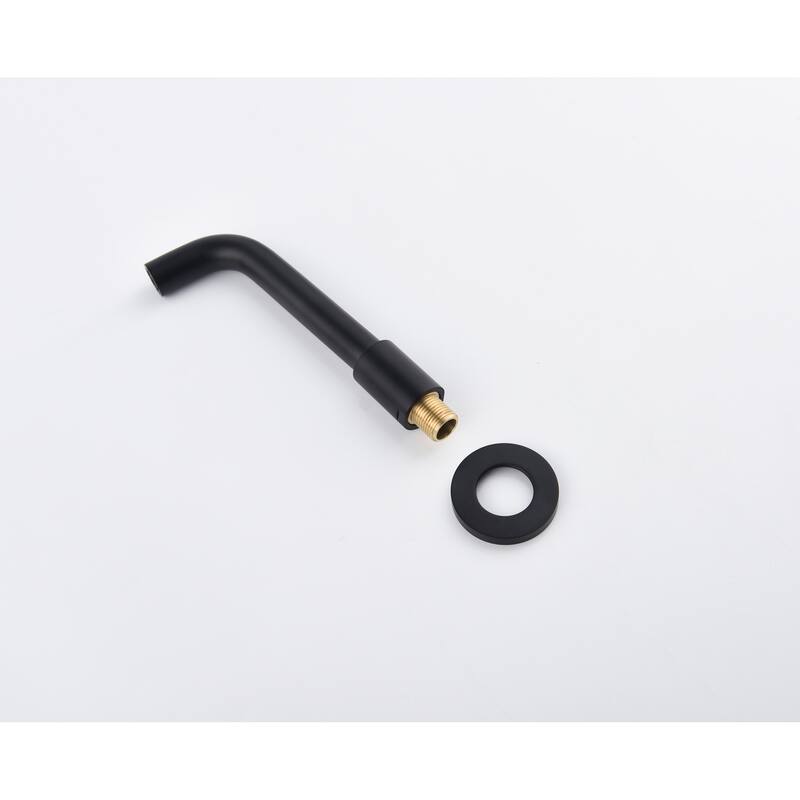 Wall Mounted Bathroom Sink Single Handle Faucet with Pop Up Drain, Silent Splash Proof, No Overflow, Easy Clean