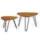 preview thumbnail 17 of 21, Middlebrook Arendal Guitar Pick Nesting Table Set
