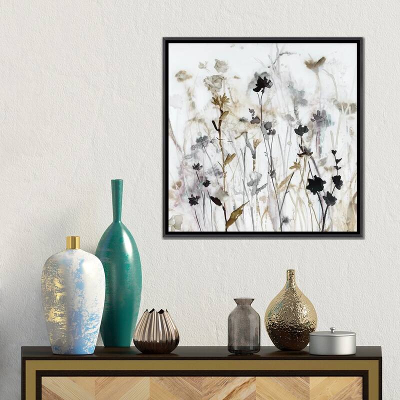 iCanvas "Wildflower Mist I" by Carol Robinson Framed