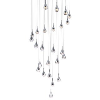 Elegant Lighting 3825D42 Amherst 25 Light 42" Wide LED Chandelier