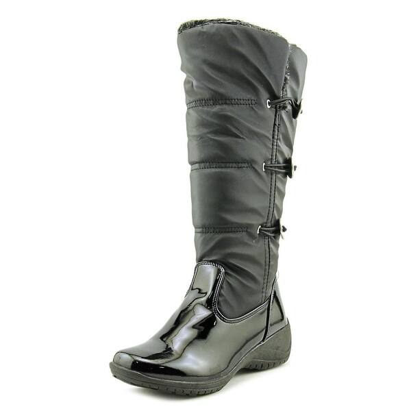 Shop Khombu Abigail Wide Calf W Round Toe Leather Winter Boot