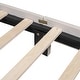 preview thumbnail 18 of 34, Velvet Upholstered Bed with Cloud-Shape Headboard, Wood Platform Bed Frame for Boys Girls Easy Assembly, No Box Spring Needed