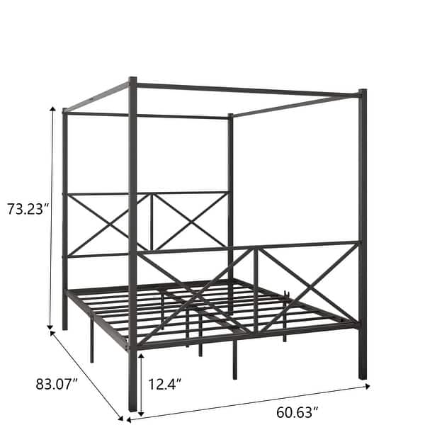 Metal Canopy Bed Frame Bed Bath & Beyond 36288575