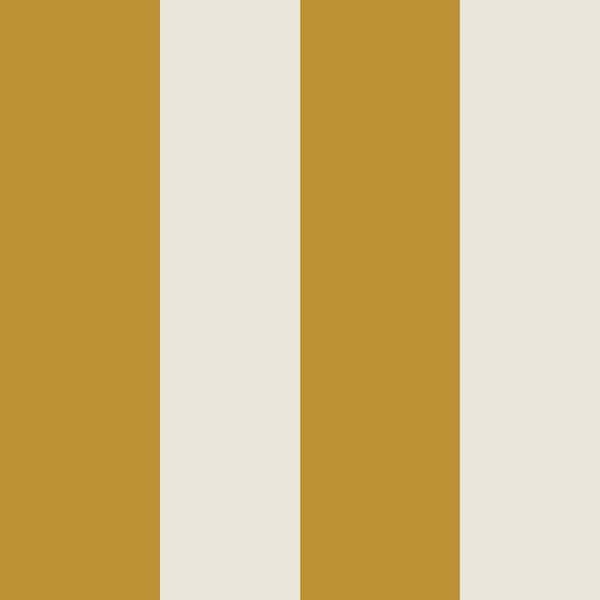 slide 2 of 4, Joules Harborough Stripe Antique Gold Wallpaper