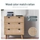 preview thumbnail 31 of 36, Rattan Drawer Accent Storage Cabinet for Living Room