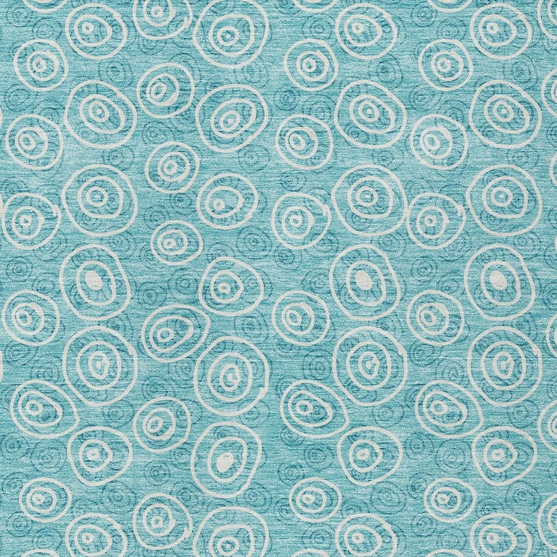HomeRoots Geometric Transitional Rectangle Outdoor Rug