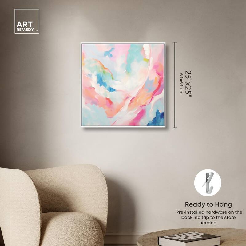 Cotton Candy Clouds I Canvas by Art Remedy