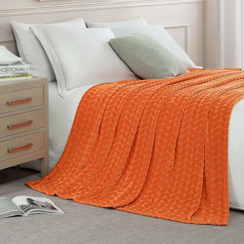 Walensee Fleece Throw Blanket Soft and Lightweight for Couch, Sofa, Bed and Lounge Chair, 50"x60"