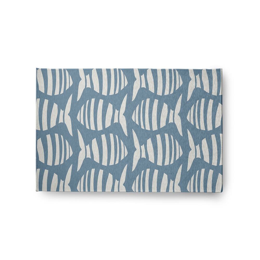 Swimming School Nautical Indoor/Outdoor Rug