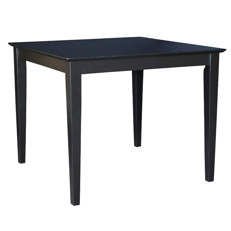The Gray Barn Cattail Abode Wood Table - Dining Height - Black