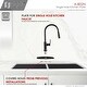 preview thumbnail 6 of 15, STYLISH Matte Black Pull Down Kitchen Faucet with Cold Water Tap and Deck Plate - Matte Black