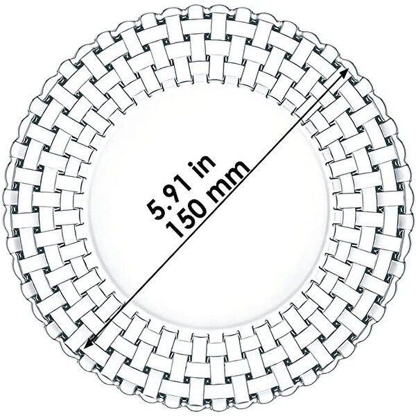 Nachtmann Set of 2 Bossa Nova Crystal Plates - Bed Bath & Beyond