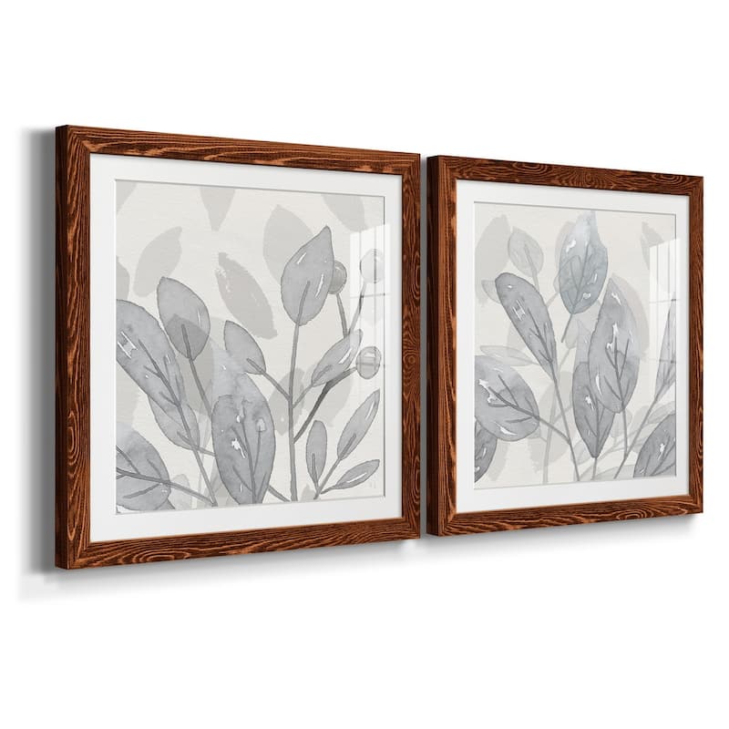 Shadow Leaves I-Premium Framed Print - Ready to Hang