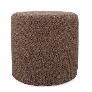 Allan Andrews No Tip Cylinder Ottoman with Cover, Panama Collection