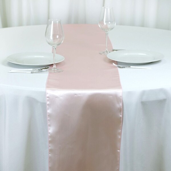 Blush Floral Lace 12" x 108" TABLE RUNNER Wedding Party Catering Decorations 