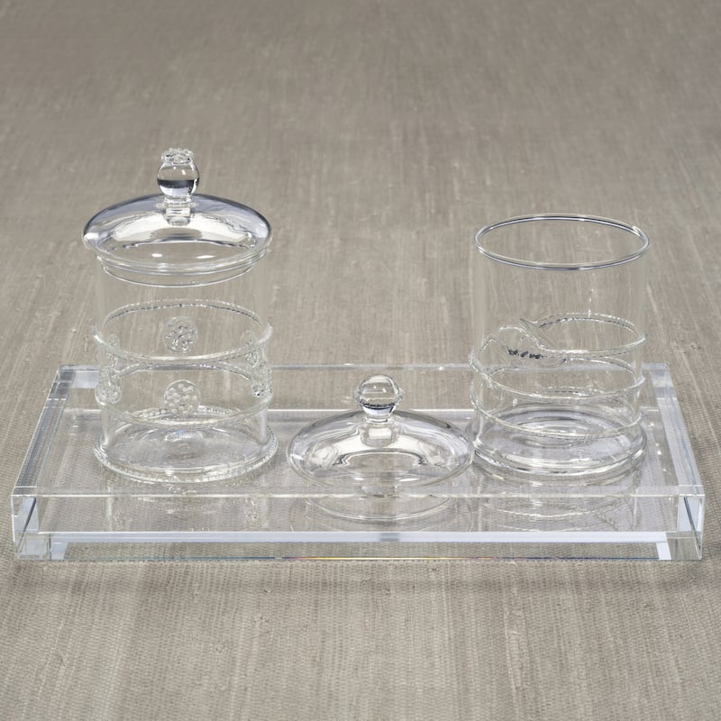 Juliet 2-Piece Assorted Set Lidded Glass Jars