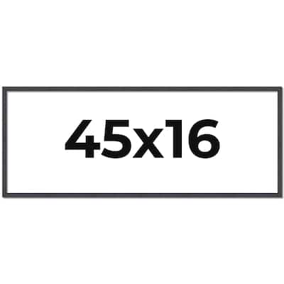 45x16 Frame Brown Picture Frame - Complete Modern Photo Frame Includes